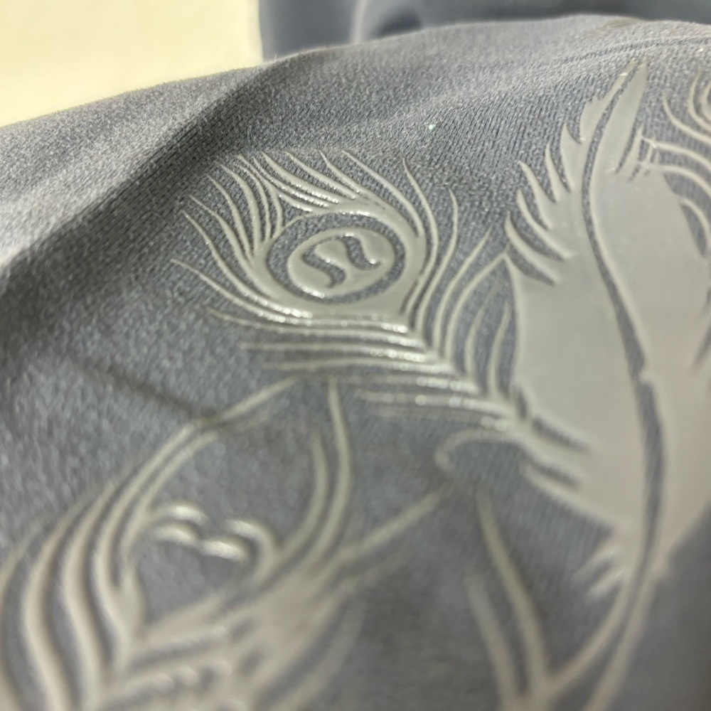 Lululemon Acro Crop Gray Capri Leggings Slate Grey Size 8 - Picture 6 of 8